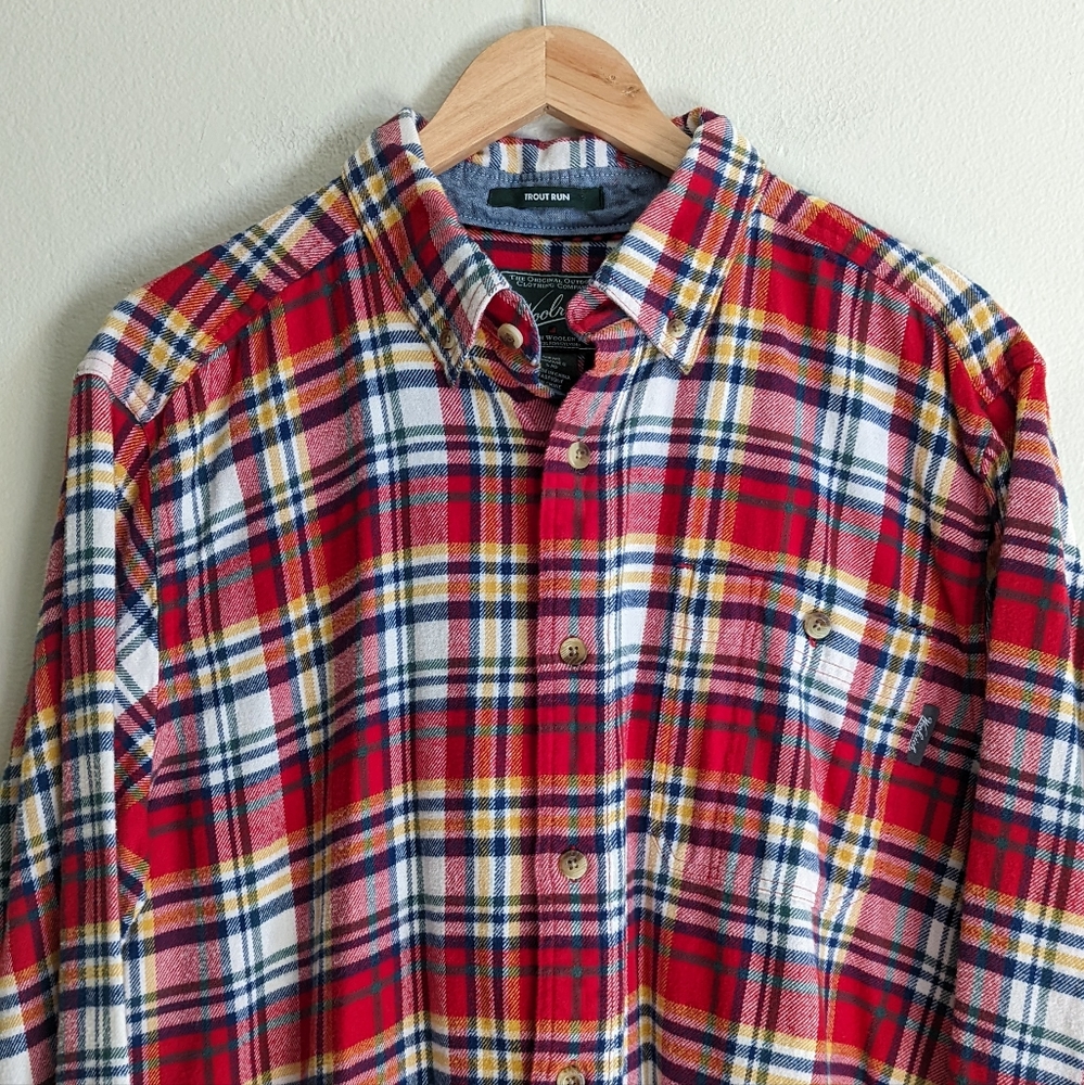 Woolrich | Trout Run | Button Front Plaid Flannel… - image 2